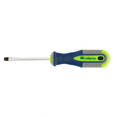 Отвертка, SL5 х 75 мм, CrV, трехкомпонентная рукоятка Сибртех купить в Москве с доставкой по всей России | ProtosMarket.ru