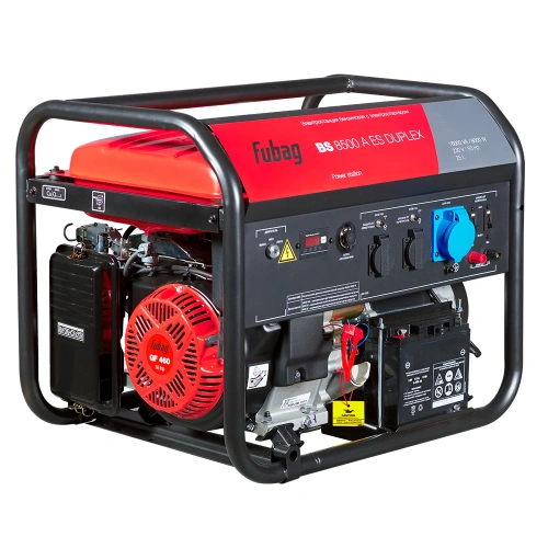 FUBAG Бензиновый генератор с электростартером и коннектором автоматики BS 8500 A ES DUPLEX купить в Москве с доставкой по всей России | ProtosMarket.ru