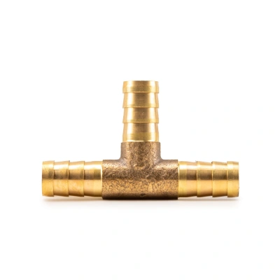 Тройник-соединитель латунный AERO ёлочка 9мм