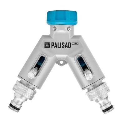 Разветвитель двухканальный, с внутренней резьбой 3/4",алюминий, LUXE Palisad купить в Москве с доставкой по всей России | ProtosMarket.ru