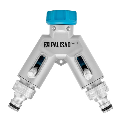 Разветвитель двухканальный, с внутренней резьбой 3/4",алюминий, LUXE Palisad купить в Москве с доставкой по всей России | ProtosMarket.ru