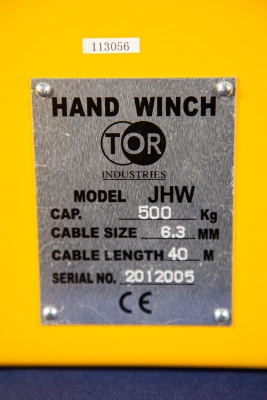 Лебедка ручная TOR ЛТ-0,5 (JHW) г/п 0,5 т длина троса 40 м купить в Москве с доставкой по всей России | ProtosMarket.ru