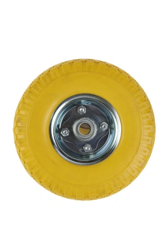 Колесо литое полиуретановое 260 мм PU 1804 с железным ободом (20 мм шариковый подишпник) по ценам производителя в Москве с доставкой по всей России
