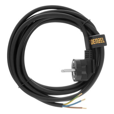 Шнур сетевой Energy Series, ПВС, 3 м, 3 x 1,5 мм, с неразборной вилкой, черный, Denzel купить в Москве с доставкой по всей России | ProtosMarket.ru