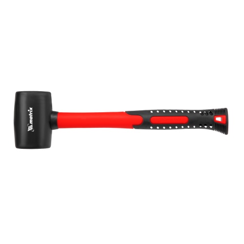 Киянка резиновая, 225 г, черная резина, фибергласовая рукоятка Matrix купить в Москве с доставкой по всей России | ProtosMarket.ru