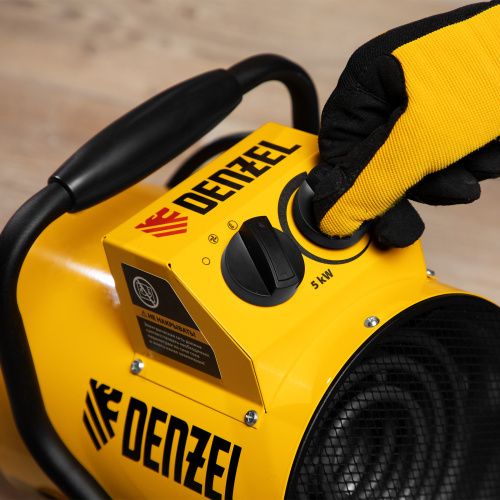 Тепловая пушка SFH-5000, 230 В, 260 м3/ч, вентилятор 3 режима, 3000/4500 Вт Denzel купить в Москве с доставкой по всей России | ProtosMarket.ru