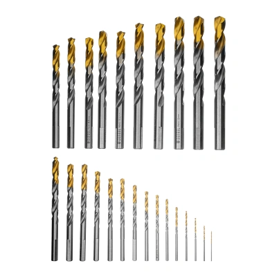Набор сверл по металлу, 1-13 мм, Р6М5-TiN, Golden Tip, 25 шт Denzel купить в Москве с доставкой по всей России | ProtosMarket.ru