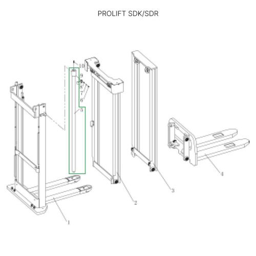 Центральный гидроцилиндр для штабелеров SDR1635/SDK1536 купить в Москве с доставкой по всей России | ProtosMarket.ru