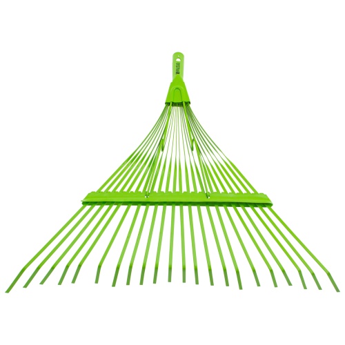 Грабли веерные стальные, 565 мм, 22 плоских зуба, эмалированные, усиленные, без черенка, Palisad купить в Москве с доставкой по всей России | ProtosMarket.ru