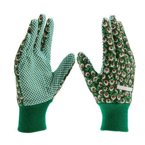 Перчатки садовые х/б ткань с ПВХ точкой, манжет, S Palisad купить в Москве с доставкой по всей России | ProtosMarket.ru