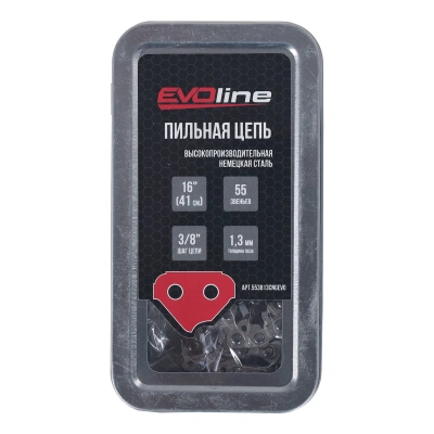 Цепь пильная EVOline CNG LP (55 звеньев, 3/8", 1.3 мм, 16") купить в Москве с доставкой по всей России | ProtosMarket.ru