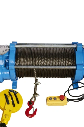 Лебедка электрическая 1000/2000кг 100/50м с канатом 380В TOR KCD купить в Москве с доставкой по всей России | ProtosMarket.ru