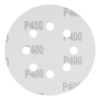 Круг абразивный на ворсовой подложке под "липучку", перфорированный, P 400, 125 мм, 5 шт Matrix купить в Москве с доставкой по всей России | ProtosMarket.ru