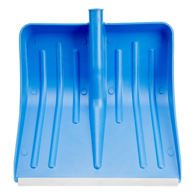 Лопата для уборки снега пластиковая, синяя, 420 х 425 мм, без черенка, Сибртех купить в Москве с доставкой по всей России | ProtosMarket.ru