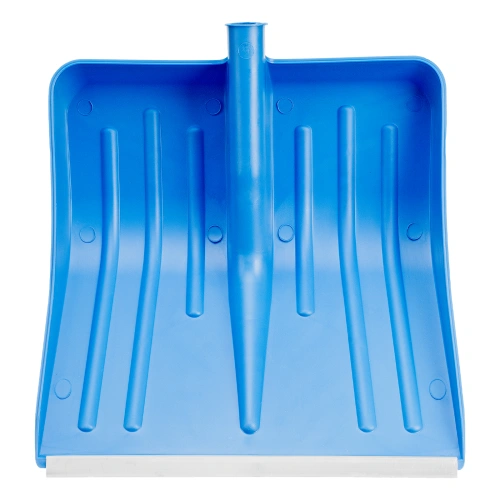 Лопата для уборки снега пластиковая, синяя, 420 х 425 мм, без черенка, Сибртех купить в Москве с доставкой по всей России | ProtosMarket.ru