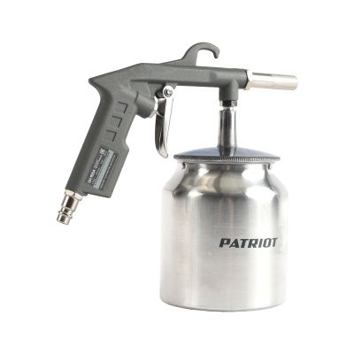 Пистолет пескоструйный PATRIOT GH 166А, бачок 0,75 л, макс  производительность 300 л/мин, давление 3-5 Бар купить в Москве с доставкой по всей России | ProtosMarket.ru