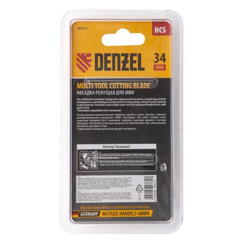 Насадка для МФИ режущая пазовая прямая, HCS, по дереву, 34 х 1.4 мм, мелкий зуб Denzel купить в Москве с доставкой по всей России | ProtosMarket.ru
