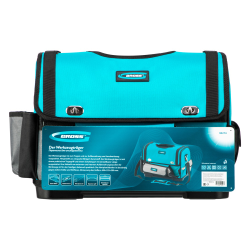 Переноска для инструмента, 400х225х300мм, пластиковое дно, наплечный ремень Gross купить в Москве с доставкой по всей России | ProtosMarket.ru