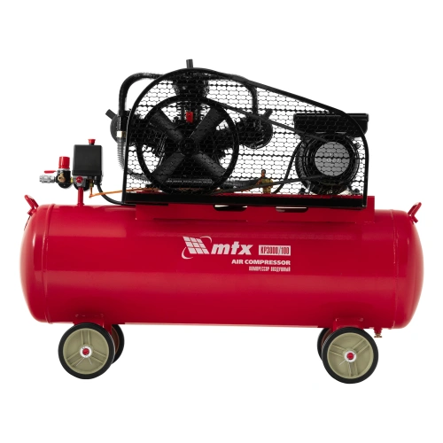 Компрессор воздушный ременный привод КР3000/100  3,0 кВт, 100 литров, 510 л/мин МТХ по ценам производителя в Москве с доставкой по всей России