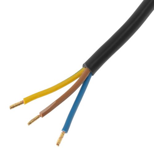 Шнур сетевой Energy Series, ПВС, 1,5 м, 3 x 1 мм, с неразборной вилкой, черный, Denzel купить в Москве с доставкой по всей России | ProtosMarket.ru