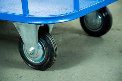 Тележка платформенная TOR ТП-МБ (600х1000) с бортами (колеса 160 мм) купить в Москве с доставкой по всей России | ProtosMarket.ru