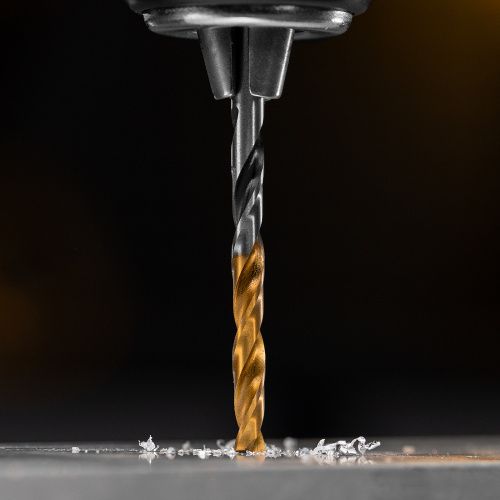 Сверло спиральное по металлу 4 x 75мм, Р6М5, Golden Tip, многогранная заточка Denzel купить в Москве с доставкой по всей России | ProtosMarket.ru