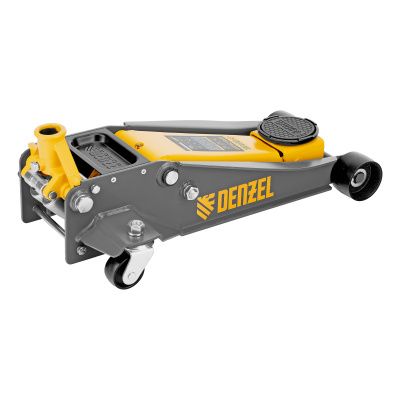 Домкрат гидравлический подкатной, 3 т, 125-470 мм, быстрый подъем, проф. Denzel купить в Москве с доставкой по всей России | ProtosMarket.ru