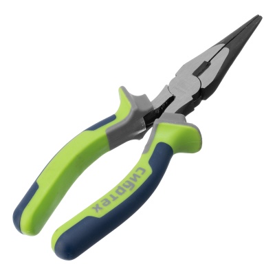 Длинногубцы прямые 180 мм, фосфатирование, трехкомпонентные рукоятки Сибртех купить в Москве с доставкой по всей России | ProtosMarket.ru