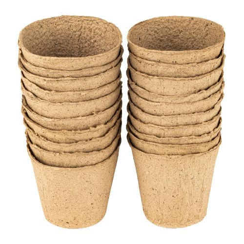 Горшочек для рассады, 110 х 100 мм, торфяной, 20 шт, купить в Москве с доставкой по всей России | ProtosMarket.ru