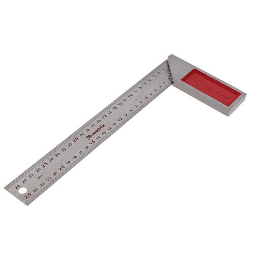 Угольник стальной, 300 мм, градуировка Matrix купить в Москве с доставкой по всей России | ProtosMarket.ru