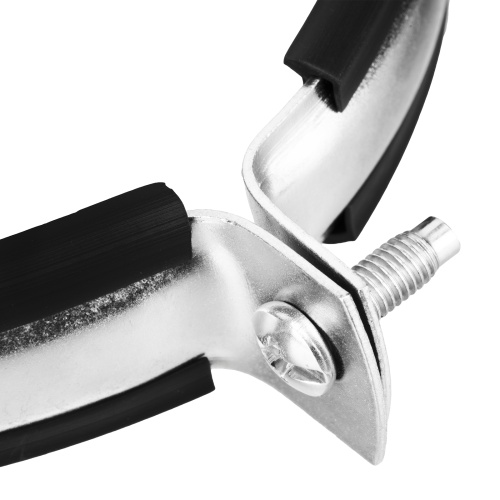 Хомут сантехнический для труб 108-116 (4") с резиновым уплотнением, шпилькой и дюбелем, 1 шт, Сибртех купить в Москве с доставкой по всей России | ProtosMarket.ru