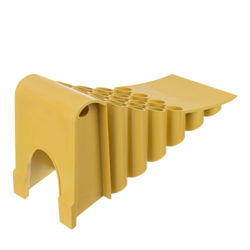 Упор противооткатный для грузового транспорта, ЖЕЛТЫЙ, 35 т, 438х200х205 мм Stels купить в Москве с доставкой по всей России | ProtosMarket.ru