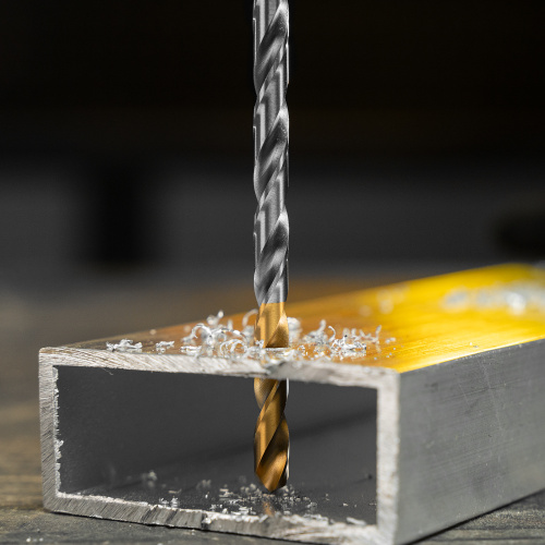 Сверло спиральное по металлу 5,5 х 139 мм, Р6М5, Golden Tip, удлиненное Denzel купить в Москве с доставкой по всей России | ProtosMarket.ru