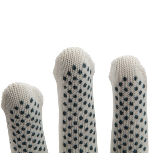 Перчатки Нейлон, ПВХ точка, 13 класс, белые, XL Россия купить в Москве с доставкой по всей России | ProtosMarket.ru