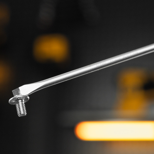 Отвертка, SL5x150 мм, S2, 3к рукоятка Denzel купить в Москве с доставкой по всей России | ProtosMarket.ru