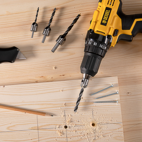 Набор сверл зенкеров по дереву, 3-10 мм, 7 шт Denzel купить в Москве с доставкой по всей России | ProtosMarket.ru