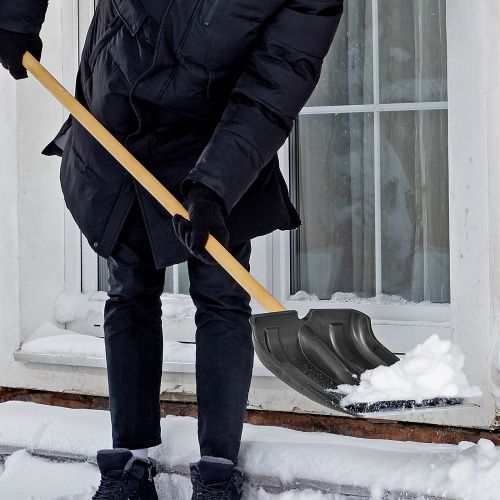 Лопата для уборки снега пластиковая, 350 х 350 мм, без черенка, Сибртех купить в Москве с доставкой по всей России | ProtosMarket.ru