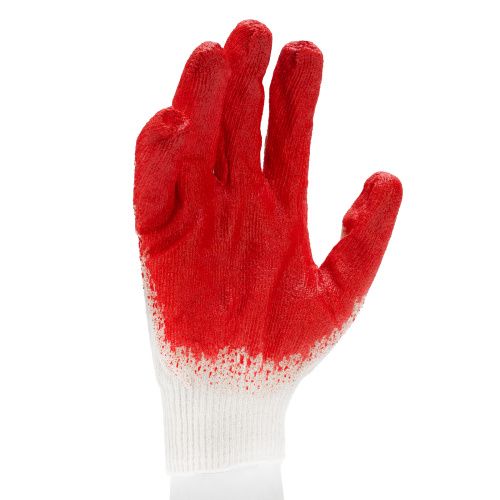 Перчатки трикотажные, облив из натурального латекса, 13 класс купить в Москве с доставкой по всей России | ProtosMarket.ru