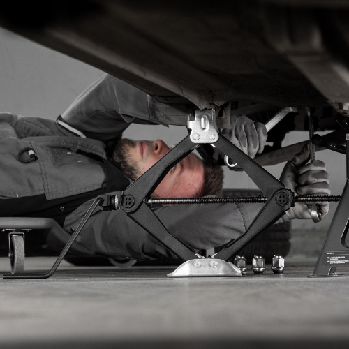 Домкрат ромбический винтовой универсальный ТУ 5.16-469-0213-04, 0,9 т, 100-395 мм Россия купить в Москве с доставкой по всей России | ProtosMarket.ru