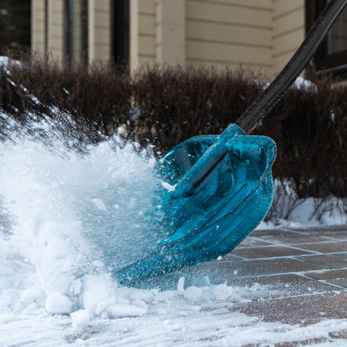 Лопата для уборки снега, поликарбонат, 475х400х1385мм, алюминиевый черенок, ПВХ оплетка, LUXE Palisad купить в Москве с доставкой по всей России | ProtosMarket.ru