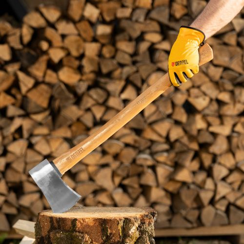 Топор кованый, 1360 г, американский тип, буковая рукоятка, 700мм, EFP Denzel купить в Москве с доставкой по всей России | ProtosMarket.ru