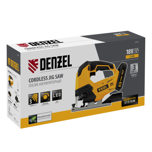 Лобзик аккумуляторный CJ-80, 18В Li-Ion Denzel купить в Москве с доставкой по всей России | ProtosMarket.ru