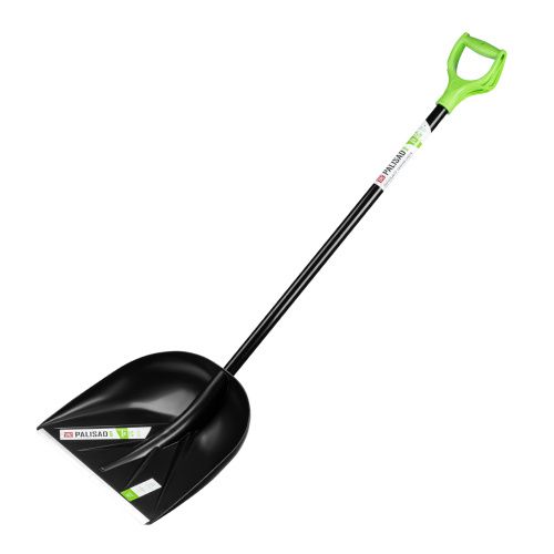 Лопата для уборки снега пластиковая, 400х417х1390 мм, алюминиевый черенок Palisad купить в Москве с доставкой по всей России | ProtosMarket.ru