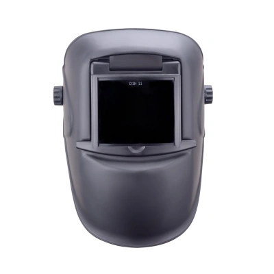 Маска сварщика ГЛАДИАТОР "черная" С5  (пр-во FoxWeld) с откидным стеклом купить в Москве с доставкой по всей России | ProtosMarket.ru