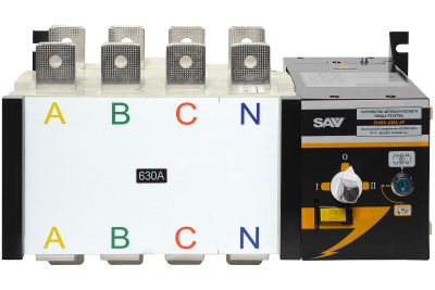 Реверсивный рубильник АВР (устройство автоматического ввода резерва) SHIQ5-630 4P купить в Москве с доставкой по всей России | ProtosMarket.ru