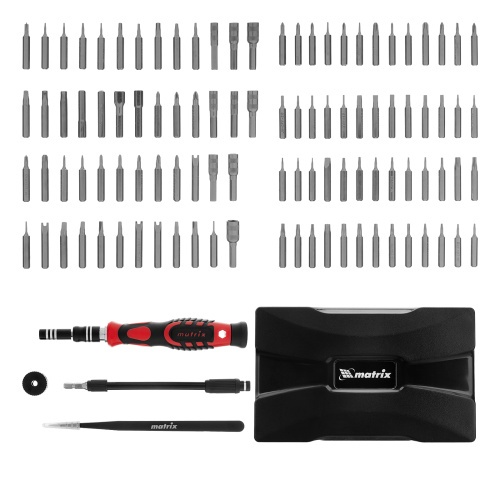 Набор для точных работ 107 в 1, универсальный, сталь CrV Matrix купить в Москве с доставкой по всей России | ProtosMarket.ru