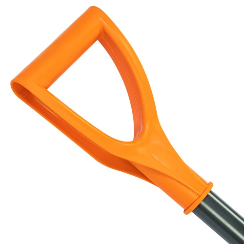 Лопата для уборки снега пластиковая, 400х405х1380 мм, стальной черенок, усиленная// Сибртех купить в Москве с доставкой по всей России | ProtosMarket.ru