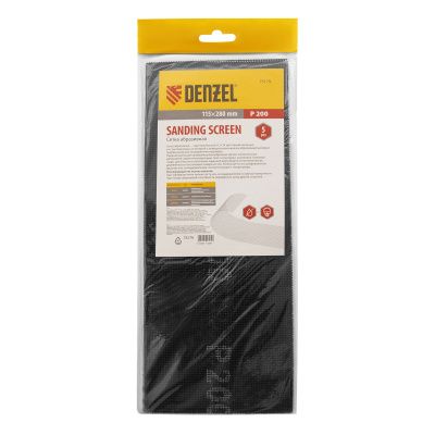 Сетка абразивная, P 200, 115 х 280 мм, 5 шт Denzel купить в Москве с доставкой по всей России | ProtosMarket.ru