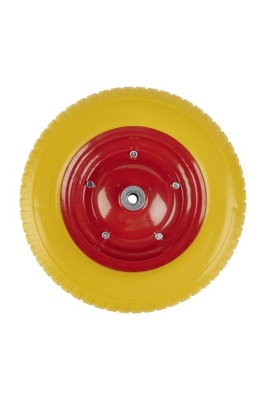 Колесо литое полиуретановое 360 мм PU 2400 (20 мм шариковый подшипник) купить в Москве с доставкой по всей России | ProtosMarket.ru