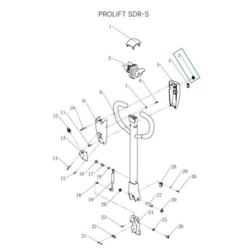 Кнопки подъема-опускания вил для штабелеров SDR-S купить в Москве с доставкой по всей России | ProtosMarket.ru